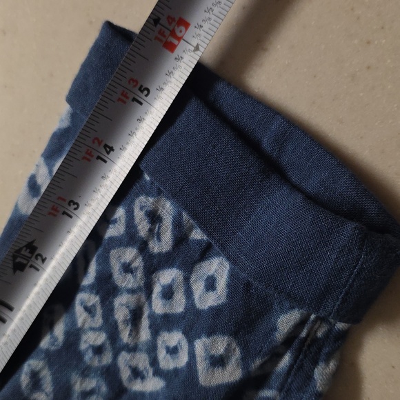 Tommy Bahama Shibori Linen Baja Hoodie, Blue White, Size Medium - Picture 10 of 12